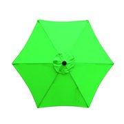 LIVING ACCENTS 7.5 ft. Tiltable Hunter Green Market Umbrella UM75BKOBD354
